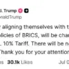 Trump's New Policy Targets BRICS Allies in Bid to Strengthen American Economic Sovereignty, Following High-Stakes Summit in Rio
