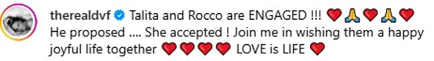 Exclusive: Socialite Talita von Furstenberg Announces Engagement to Rocco Brignone de Brabant in Heartfelt Instagram Post