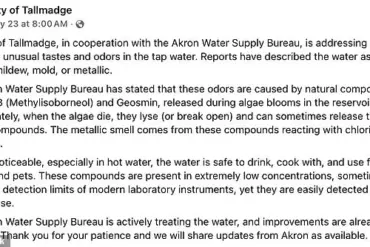 Ohio Residents Demand Transparency Over Unpalatable Tap Water Amid Health Expert Assurances