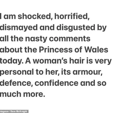 Former Hairdresser of Princess Diana Condemns Online Harassment Following Her Public Appearance