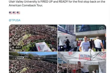 Unverified Bystander Accounts Detail Limited Access to Details of Charlie Kirk Shooting at Turning Point USA Event